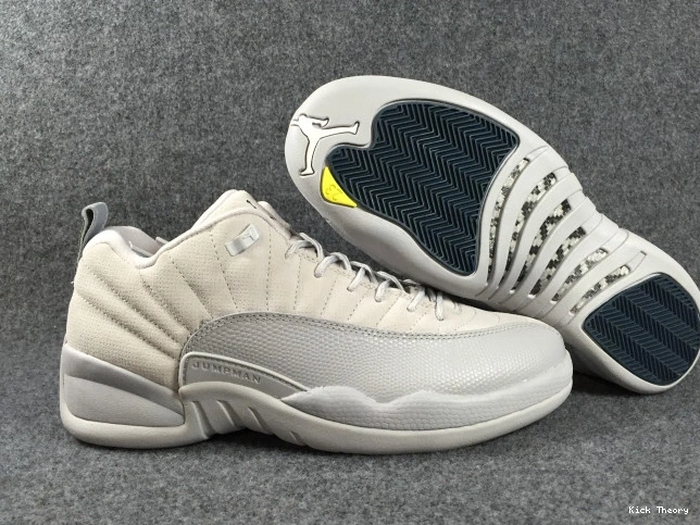 Kicktheory Grey Low Jordan Air 308317-002 12 Suede 0824